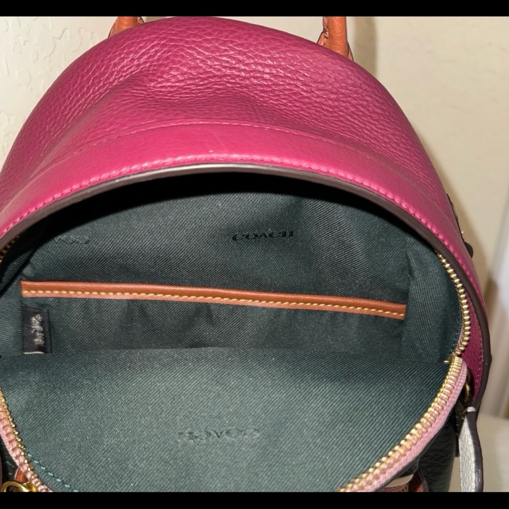 Coach Charter Backpack 18 In Colorblock - Picture 11 of 12